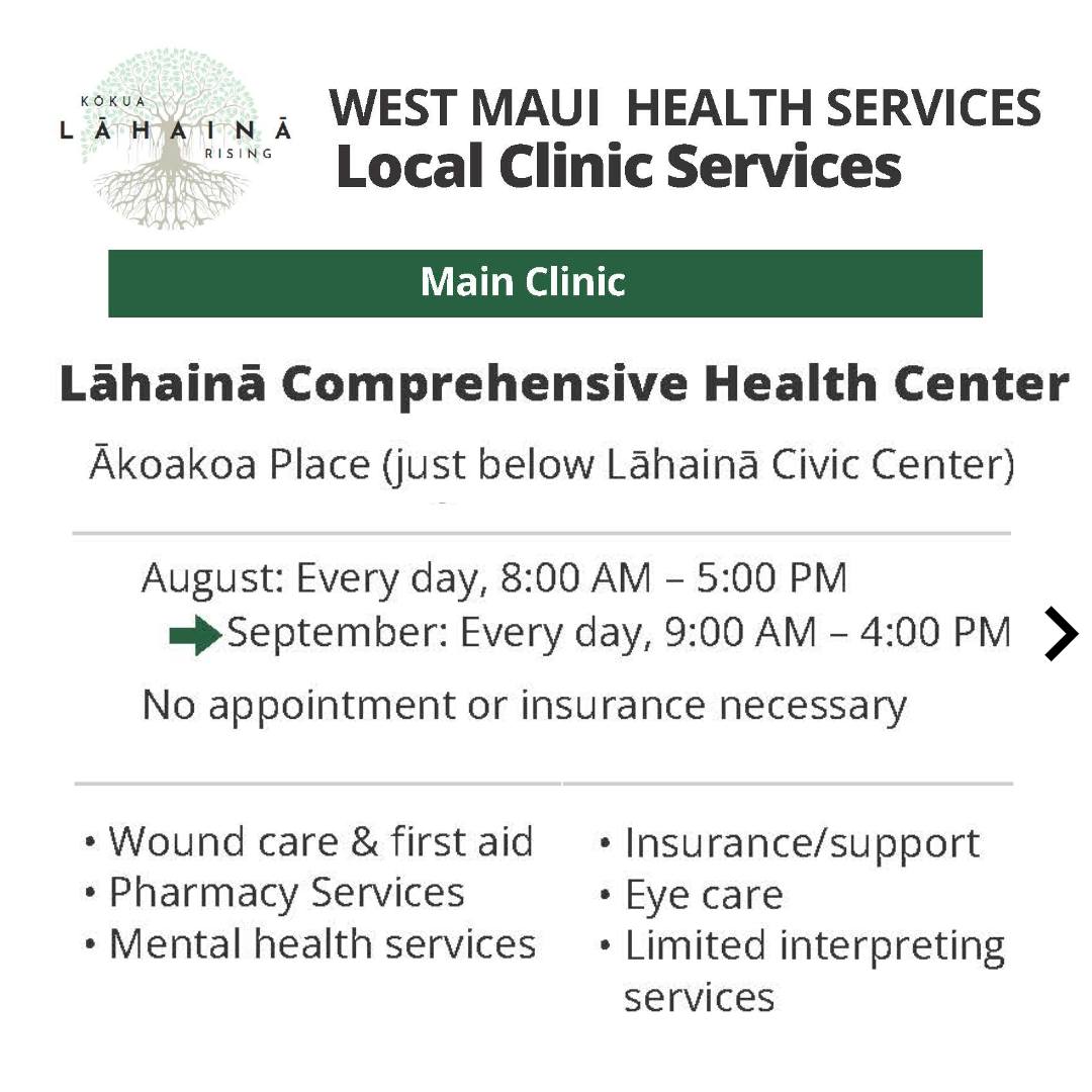 Lahaina Comprehensive Health Center details