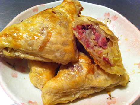 Corned Beef and Cabbage Turnovers